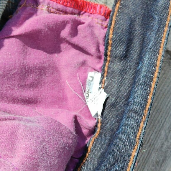 Desigual The DREAM Regular Fit RAINBOW JEANS Size 26 - Picture 5 of 16